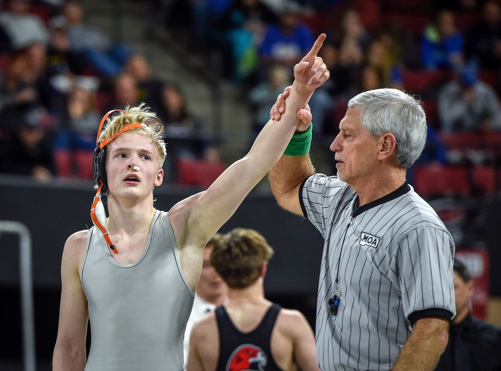 Day two of the wrestling tournament